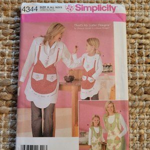 🌻 5/25 Vintage Simplicity Mom and Daughter Apron